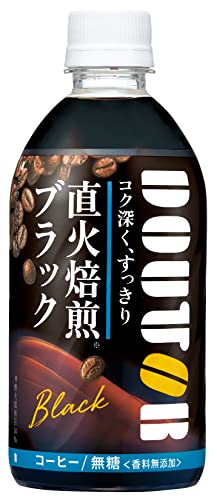 アサヒ飲料 ドトール ブラック 480ml×24本[コーヒー]